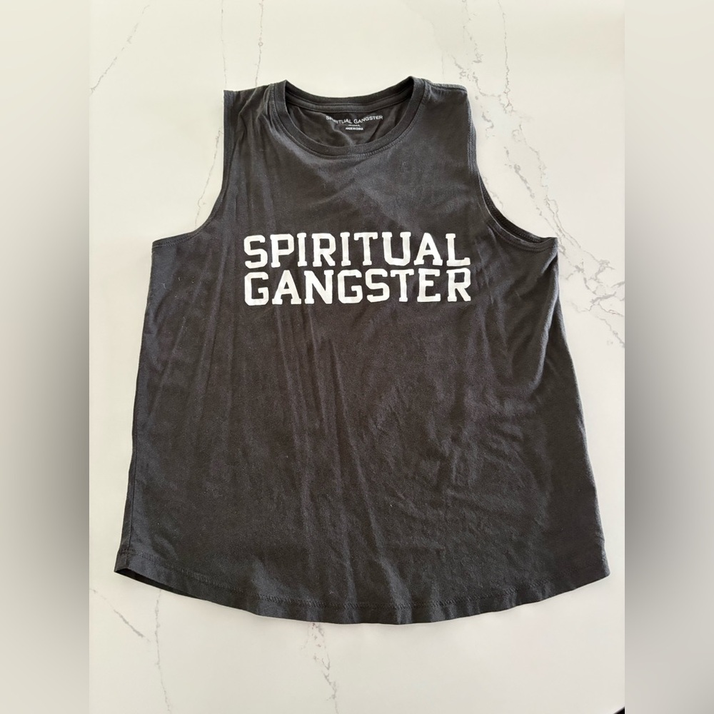 Spiritual Gangster size small tank top